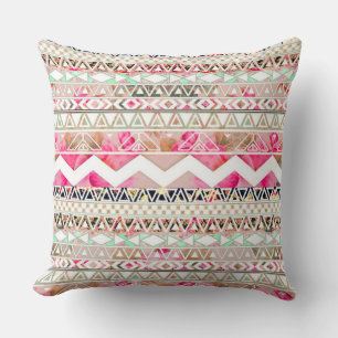 Native American Pattern Throw Pillow