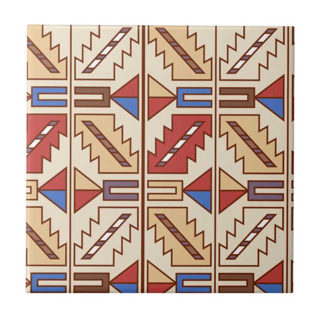 Native American Pattern Tile (Front)