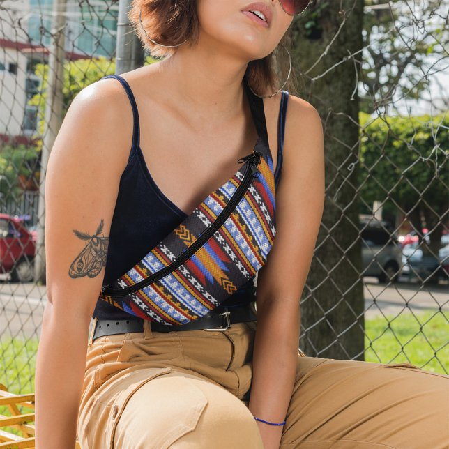 Native American Pattern Tribal Indian Fanny Pack (Creator Uploaded)