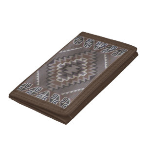 Native American Pattern Trifold Wallet
