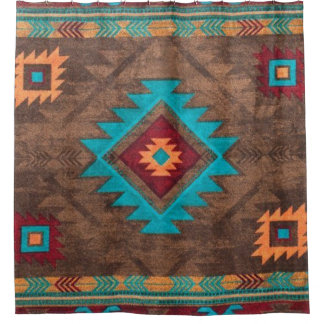 Native American Patterns 4 Shower Curtain