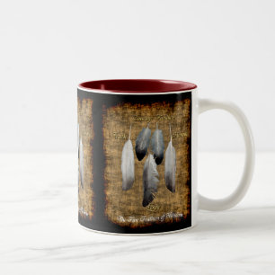 Native American Peace Feathers Designer Mug