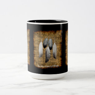 Native American Peace Feathers Designer Mug
