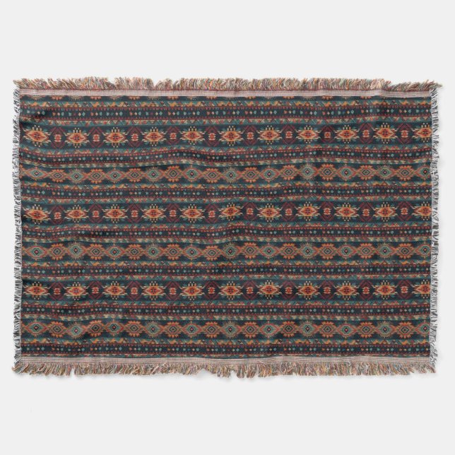 Native American Pendleton Throw Blanket (Front)