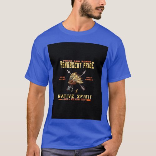Native American penobscot pride Graphic  T_Shirt