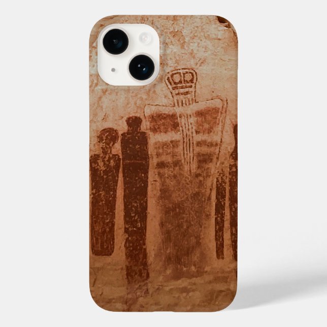 Native American Petroglyph Rock Art Utah Case-Mate iPhone Case (Back)