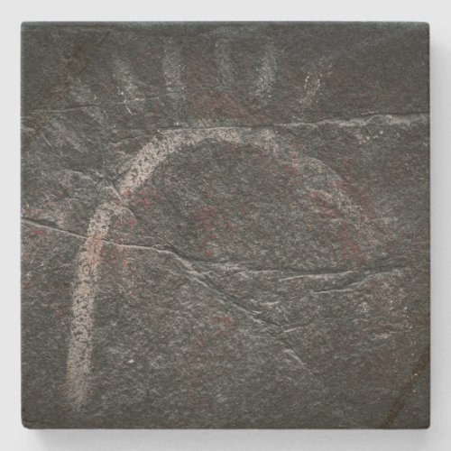 Native American Petroglyph Stone Coaster