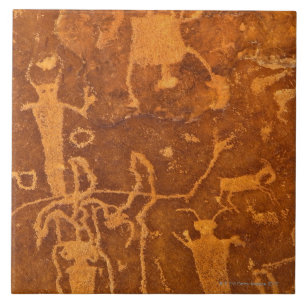 Native American petroglyphs, Rochester Panel, Tile