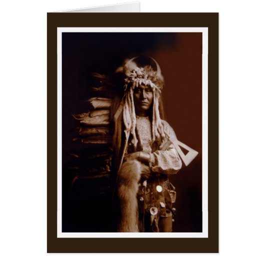 Native American Pigeon Man Cards (Front)