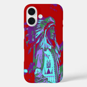 Native American Pop Art iPhone 16 Case