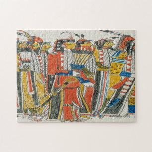 Native American Pow  Wow Jigsaw Puzzle