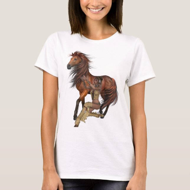 Native American Princess and Horse Shirt (Front)