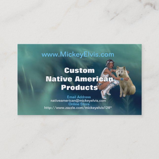 Native American Profile Card (Front)