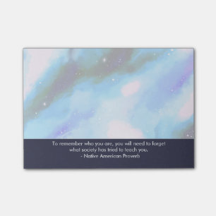 Native American Proverb Inspirational Wise Saying Post-it Notes