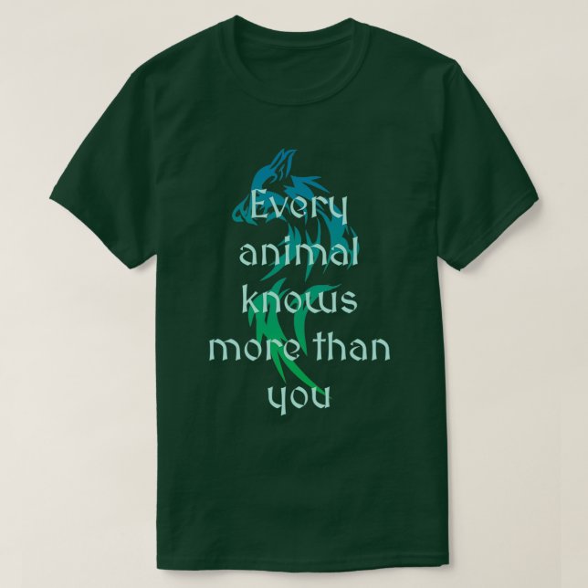 Native American quote text over wolf design Long  T-Shirt (Design Front)