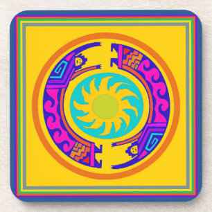 Native American Rainbow Spirits Beverage Coaster