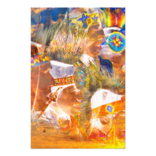 Native American RAINBOW WARRIOR SPIRITS Photo Prin Print