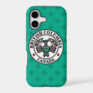 Native American Red Black Art Thunderbird iPhone 17 Case