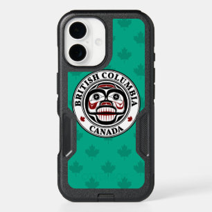 Native American Red Black Art Weeping Skull iPhone 16 Case
