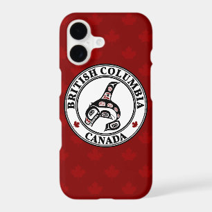 Native American Red Black Haida Killer Whale iPhone 17 Case