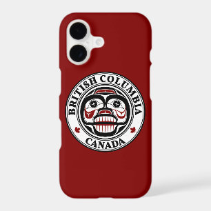 Native American Red Black Haida Weeping skull iPhone 17 Case