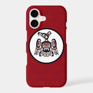 Native American Red Black Kaigani Thunderbird iPhone 17 Case