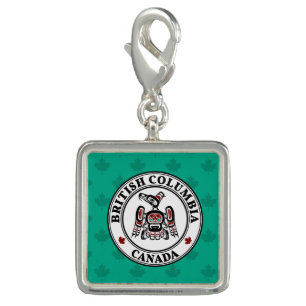 Native American Red Black Kaigani Thunderbird Charm
