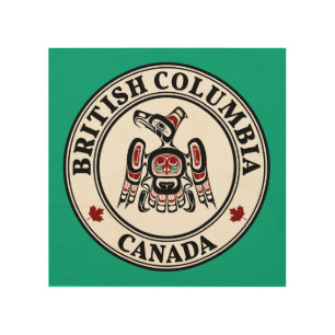 Native American Red Black Kaigani Thunderbird Wood Wall Art