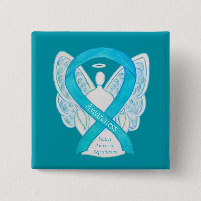 Native American Reparations Awareness Ribbon Pins (Front)
