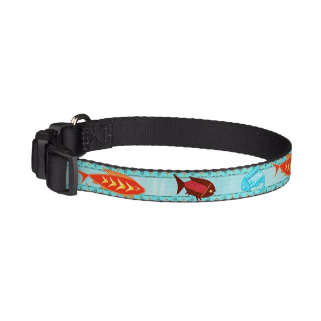 Native American River Folk CATS Pet Collar (Left)