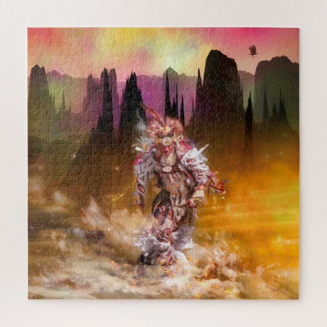 Native American ROLLING THUNDER 2 Jigsaw Puzzle (Vertical)