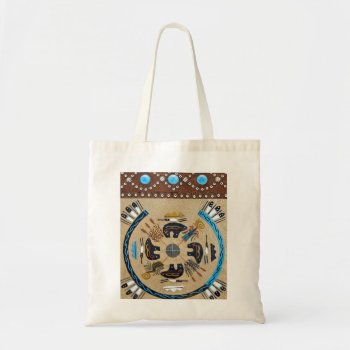 Native American "sandpainting" Western Tote Bag by BootsandSpurs at Zazzle