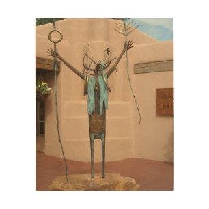 Native American Sculpture by Bill Worrell Wood Wall Decor