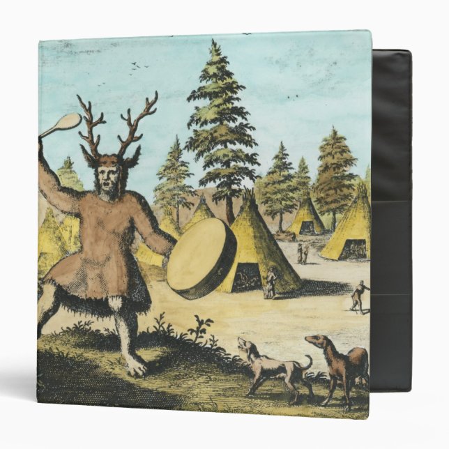 Native American Shaman 3 Ring Binder (Front/Inside)