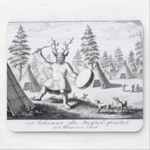 Native American Shaman Mouse Pad