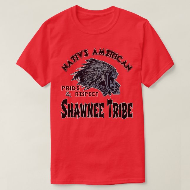 Native American Shawnee tribe  T-Shirt (Design Front)