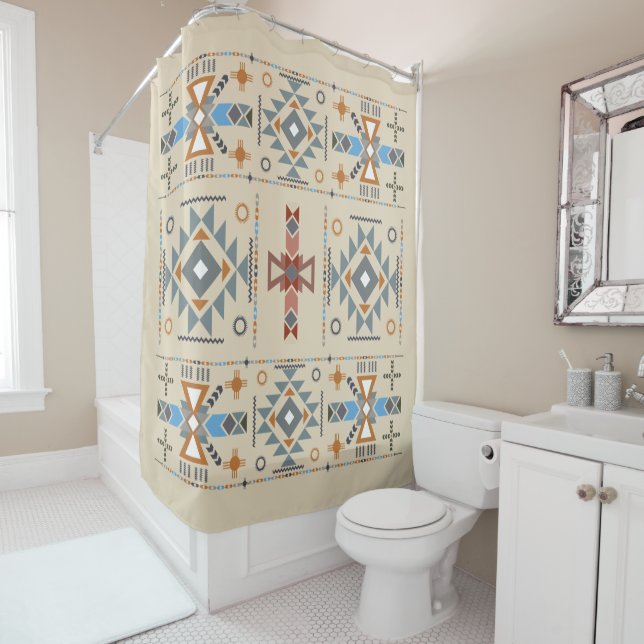 Native American Shower Curtain (In Situ)