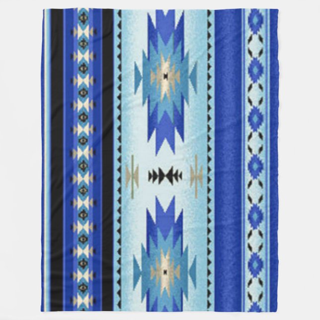 NATIVE AMERICAN (Simulated) Fleece Blankets (Front)