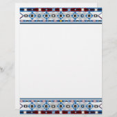 Native American Sioux Letterhead (Front/Back)