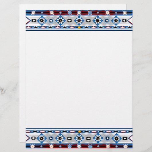 Native American Sioux Letterhead (Front/Back)