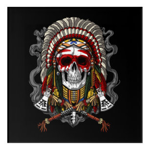 Native American Skull Art & Wall Décor | Zazzle
