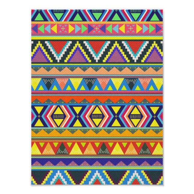 Native American Southwest Colorful Photo Print (Front)