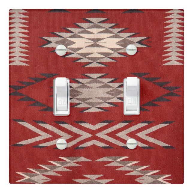 Native American Southwest Light Switch Cover (In Situ)