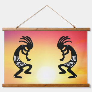 Native American Southwestern Kokopelli Hanging Tapestry