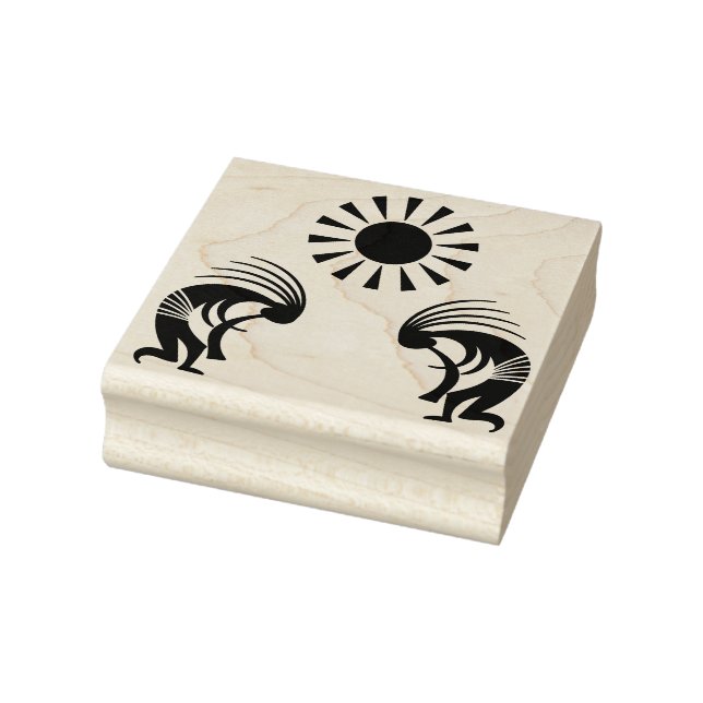 Native American Southwestern Kokopelli Rubber Stamp (Stamp)