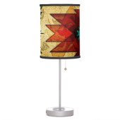 Native American Southwestern Tribal Table Lamp (Left)