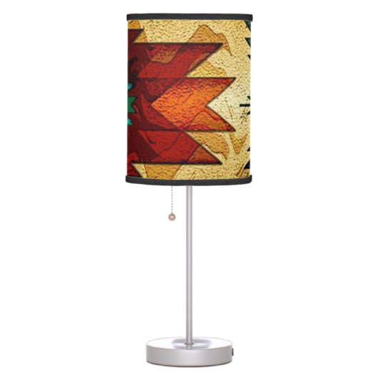 Native American Southwestern Tribal Table Lamp (Right)