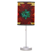 Native American Southwestern Tribal Table Lamp (Front)