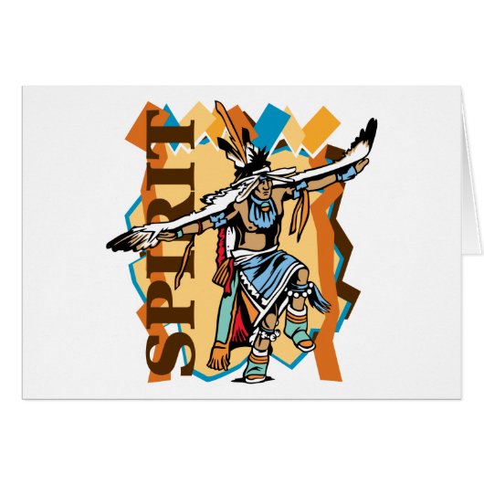 Native American Spirit Dance Cards (Front Horizontal)