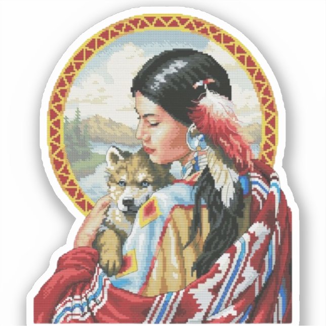 Native American Sticker (Front)